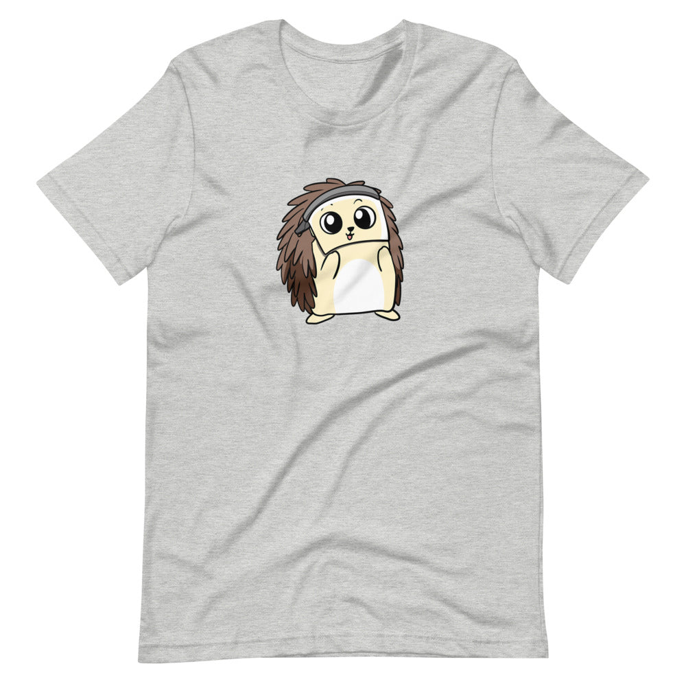 Coronavirus FaceShield Cartoon Porcupine Short Sleeve Unisex T-Shirt