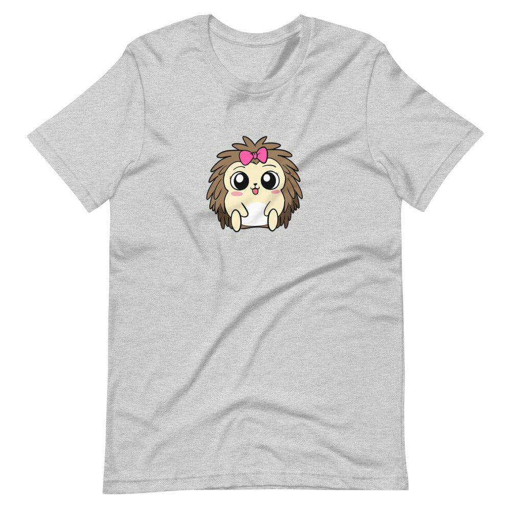 Baby Libertarian Cartoon Porcupine Short Sleeve Unisex T-Shirt
