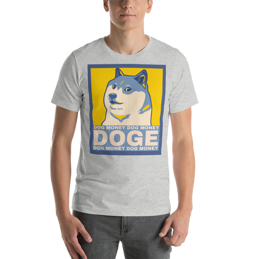 Dog Money Doge Cryptocurrency Short-Sleeve Unisex T-Shirt