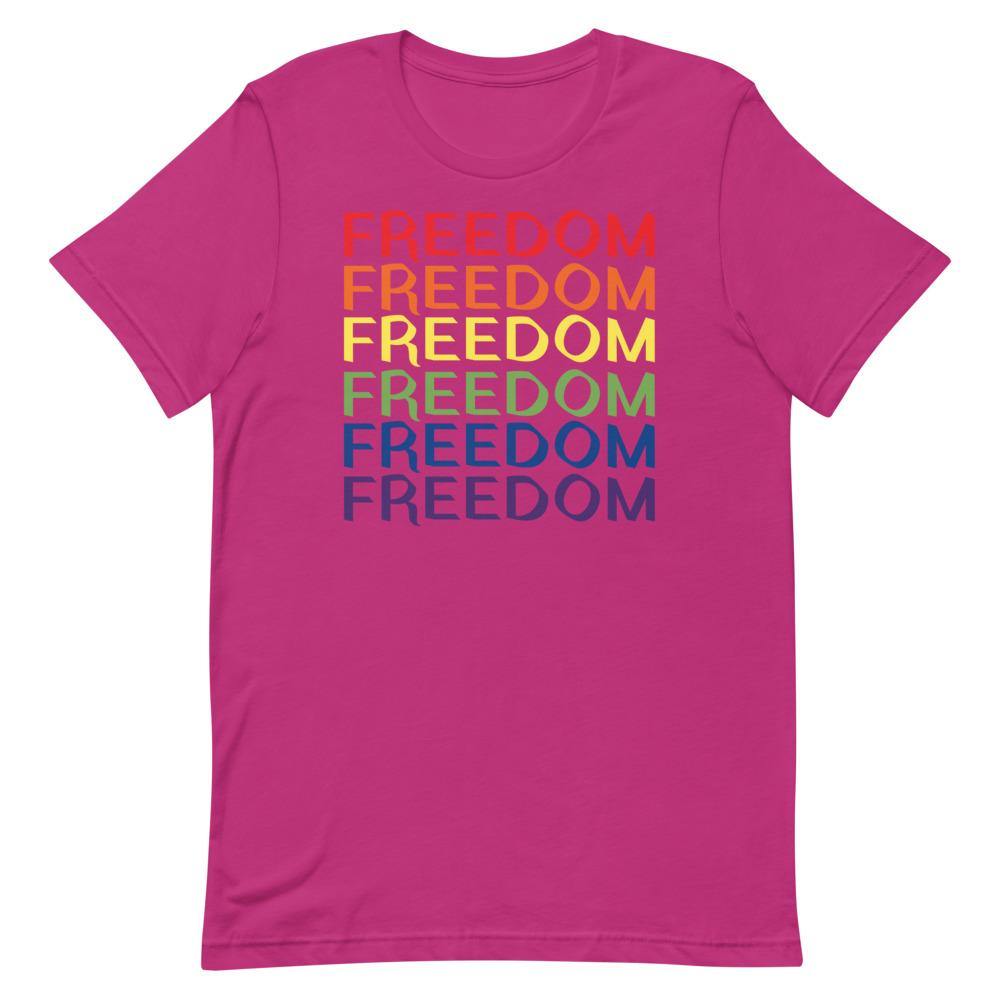 FREEDOM (LGBTQ PRIDE) Short-Sleeve Unisex T-Shirt