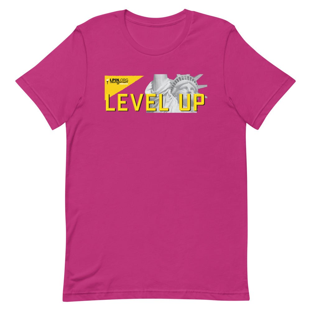 Level Up for Liberty LP Indiana Short-Sleeve Unisex T-Shirt