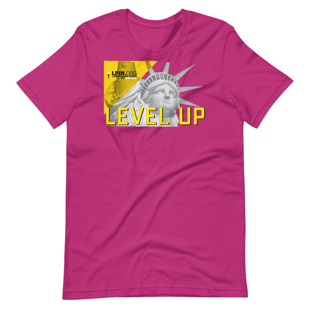 Level Up for Liberty LP Indiana Short-Sleeve Unisex T-Shirt