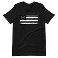 Betsy Ross Flag Black 1776 Distressed Short-Sleeve Unisex T-Shirt