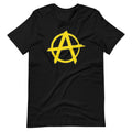AnarchySignYellow Short-Sleeve Unisex T-Shirt