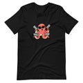 Second Amendment Octopus Cartoon Short Sleeve Unisex T-Shirt