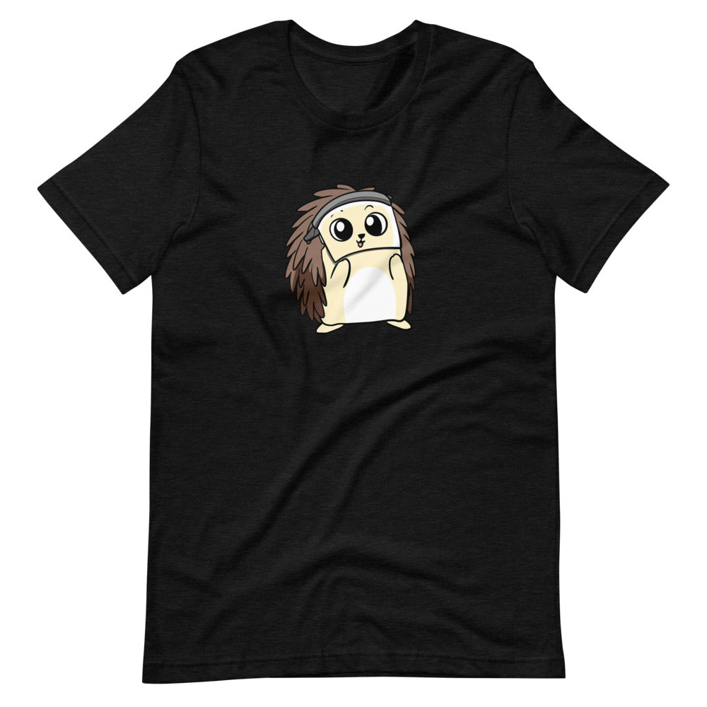 Coronavirus FaceShield Cartoon Porcupine Short Sleeve Unisex T-Shirt