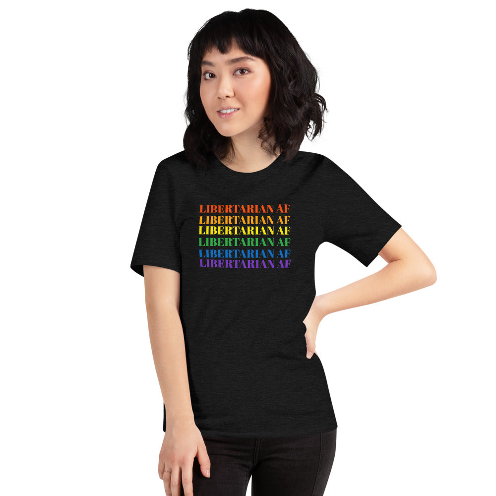 Libertarian AF (LGBTQ) Short-Sleeve Unisex T-Shirt