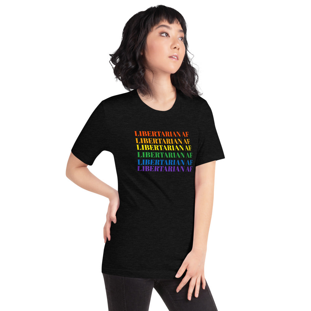 Libertarian AF (LGBTQ) Short-Sleeve Unisex T-Shirt