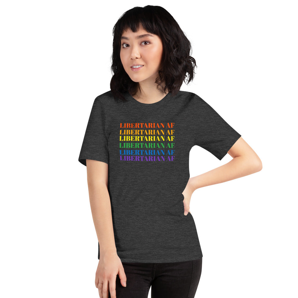 Libertarian AF (LGBTQ) Short-Sleeve Unisex T-Shirt