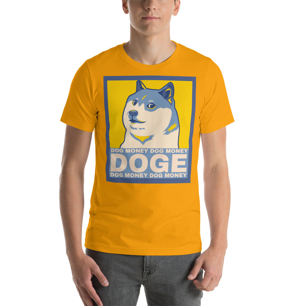 Dog Money Doge Cryptocurrency Short-Sleeve Unisex T-Shirt
