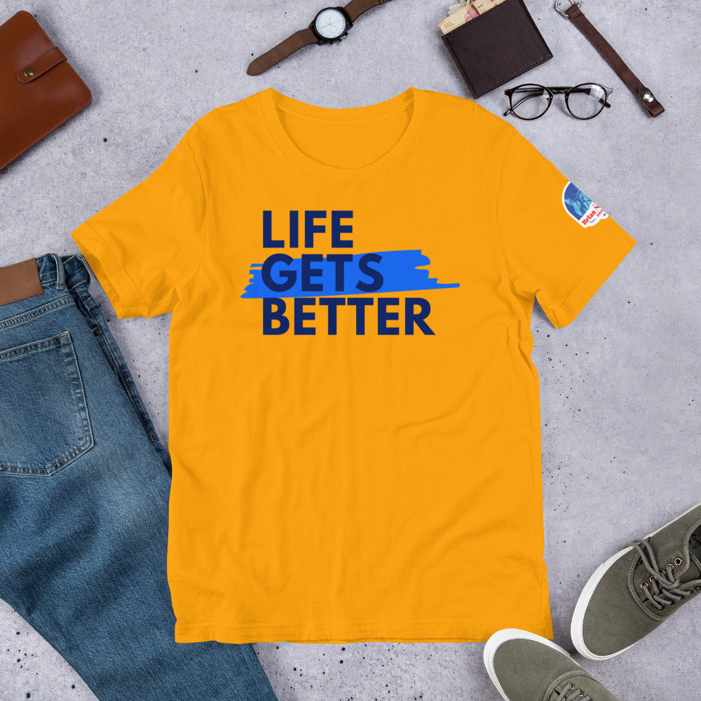 Life Gets Better (The Brian Nichols Show) Short-Sleeve Unisex T-Shirt