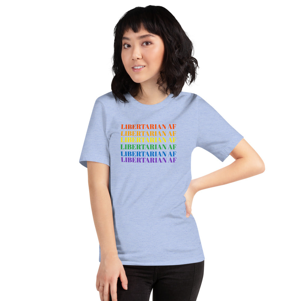 Libertarian AF (LGBTQ) Short-Sleeve Unisex T-Shirt