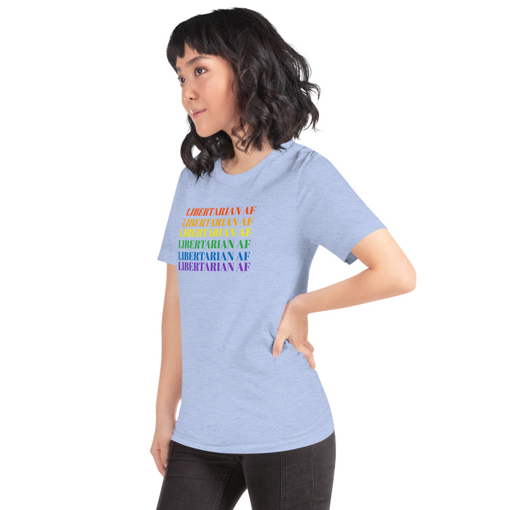 Libertarian AF (LGBTQ) Short-Sleeve Unisex T-Shirt