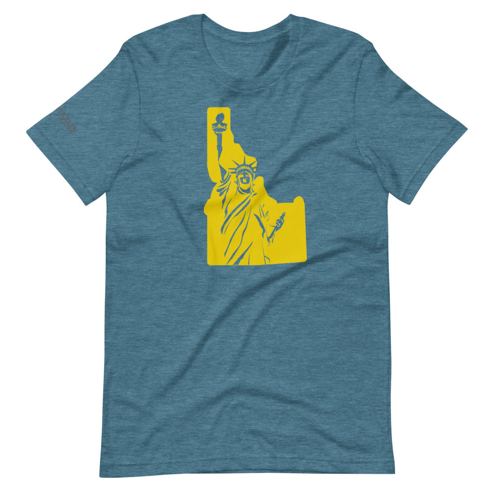 Lady Liberty Idaho Short-Sleeve Unisex T-Shirt