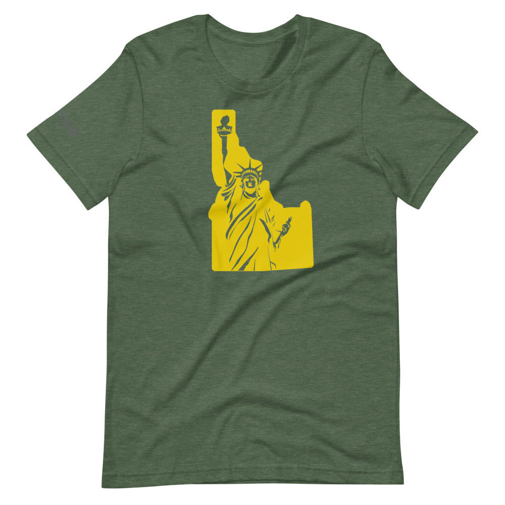 Lady Liberty Idaho Short-Sleeve Unisex T-Shirt