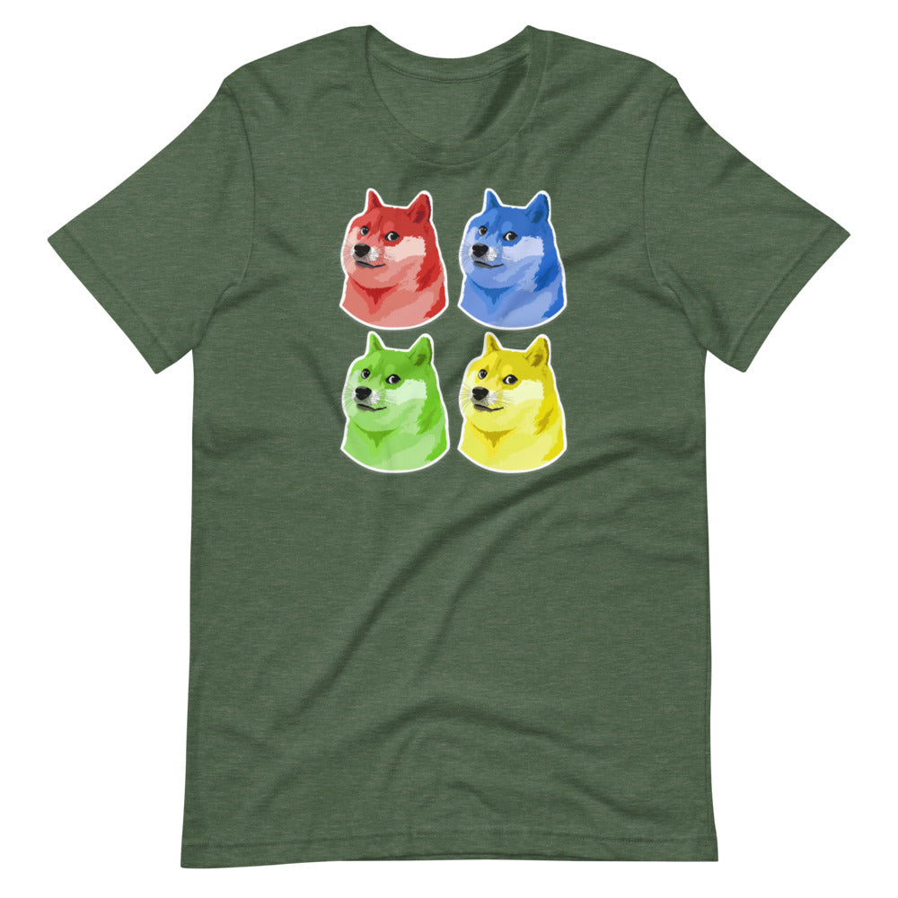 Doge Coin Short-Sleeve Unisex T-Shirt