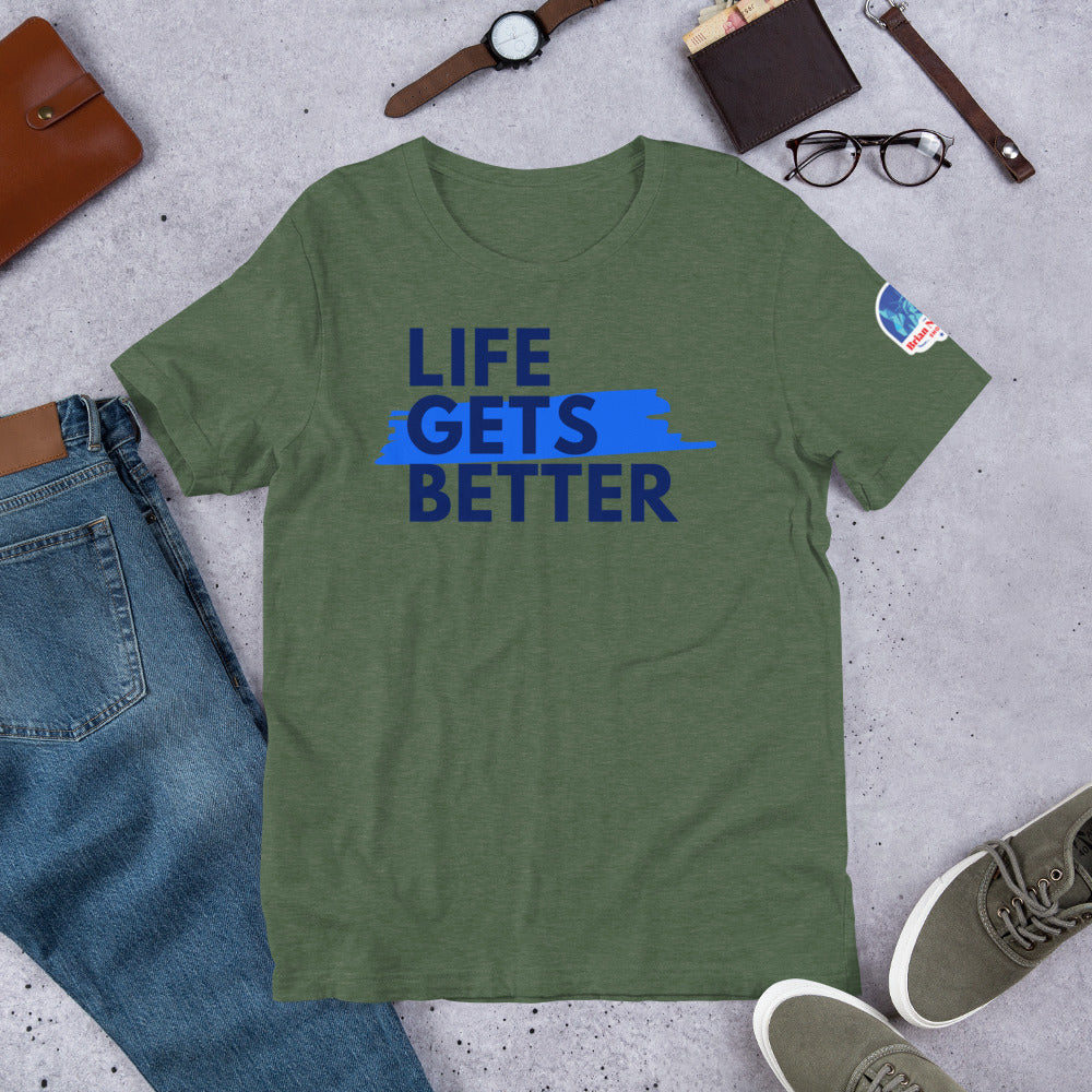Life Gets Better (The Brian Nichols Show) Short-Sleeve Unisex T-Shirt