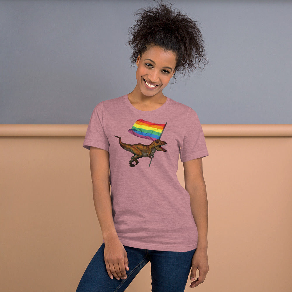 LGBT-Rex Short-Sleeve Unisex T-Shirt