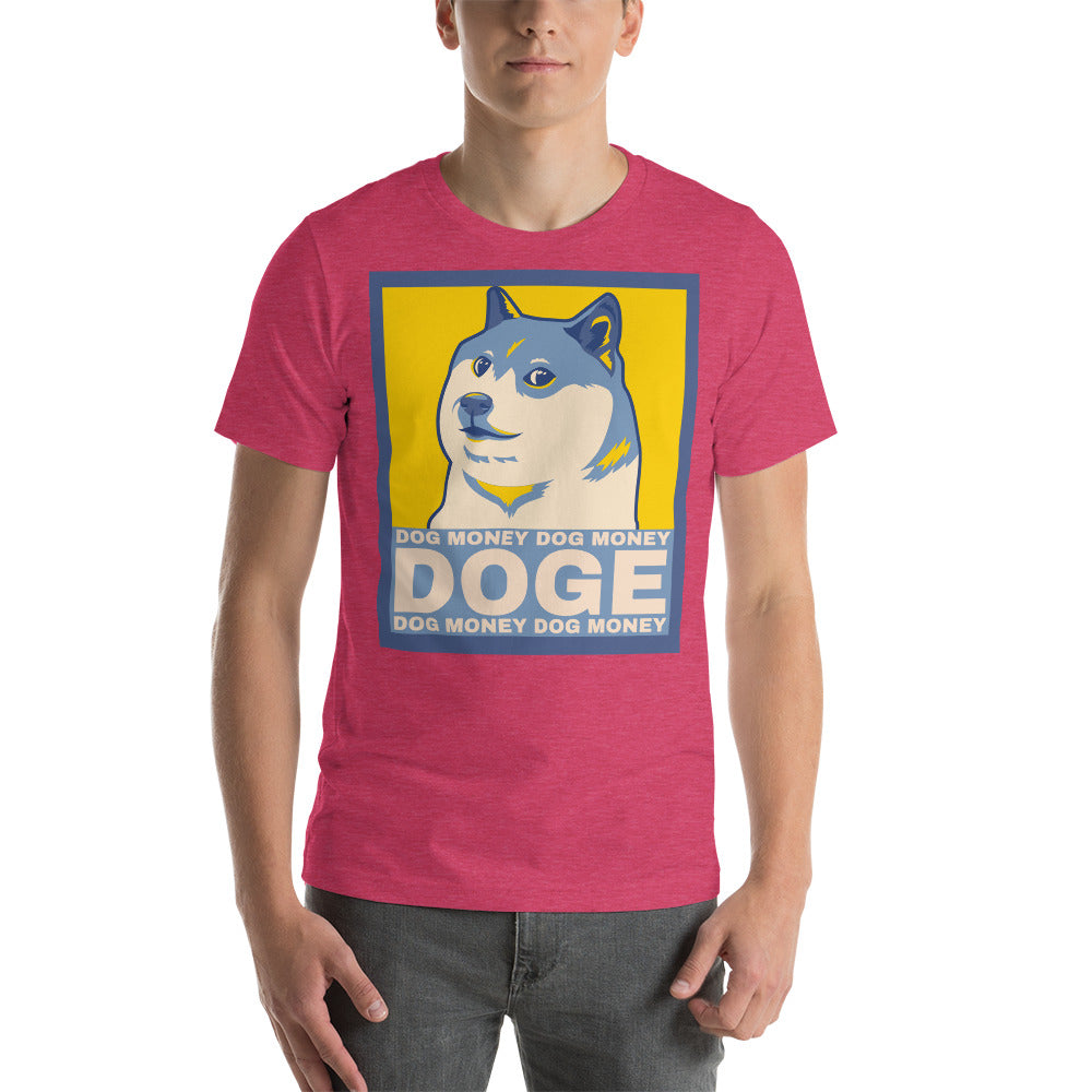 Dog Money Doge Cryptocurrency Short-Sleeve Unisex T-Shirt