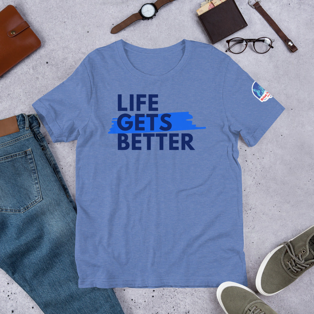 Life Gets Better (The Brian Nichols Show) Short-Sleeve Unisex T-Shirt