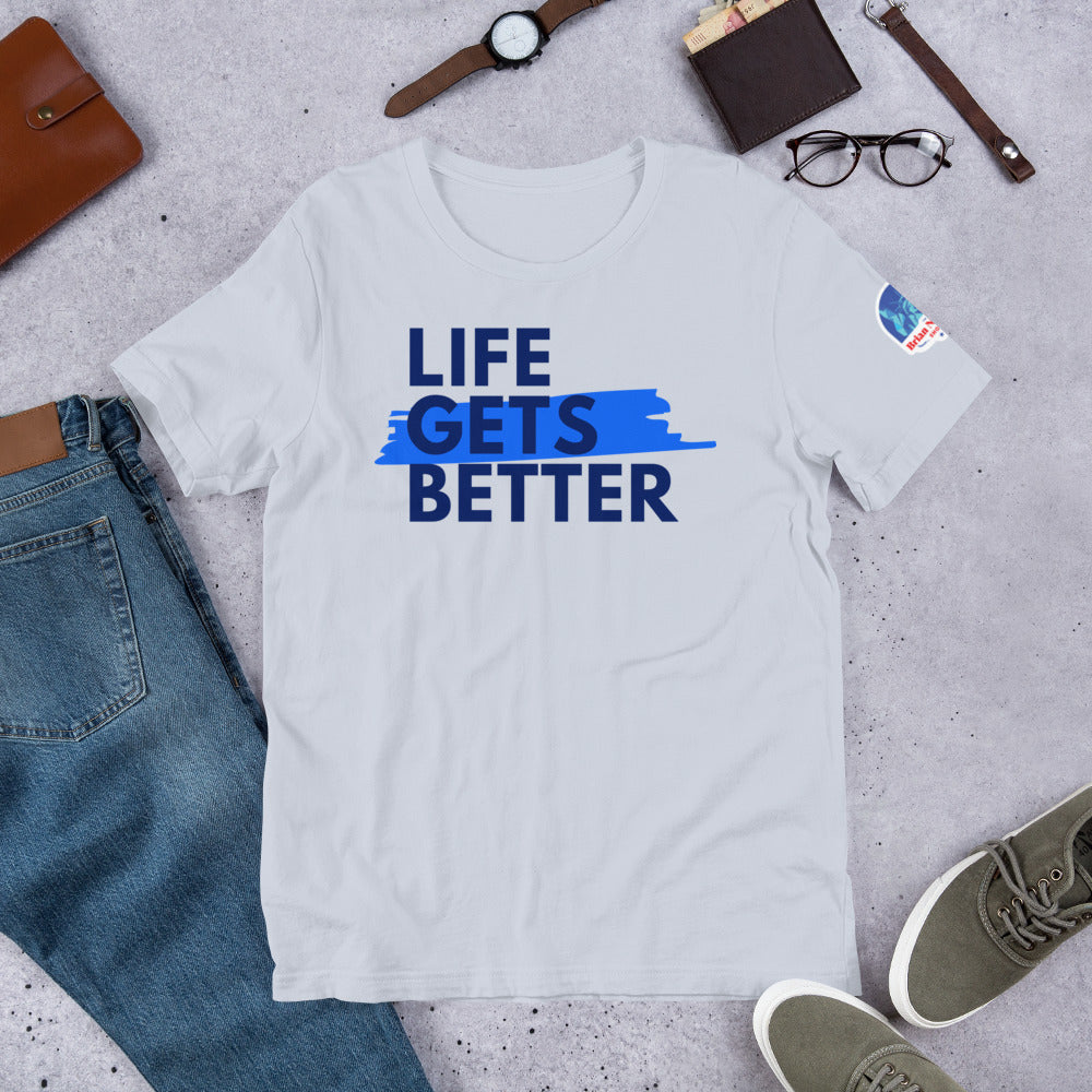 Life Gets Better (The Brian Nichols Show) Short-Sleeve Unisex T-Shirt