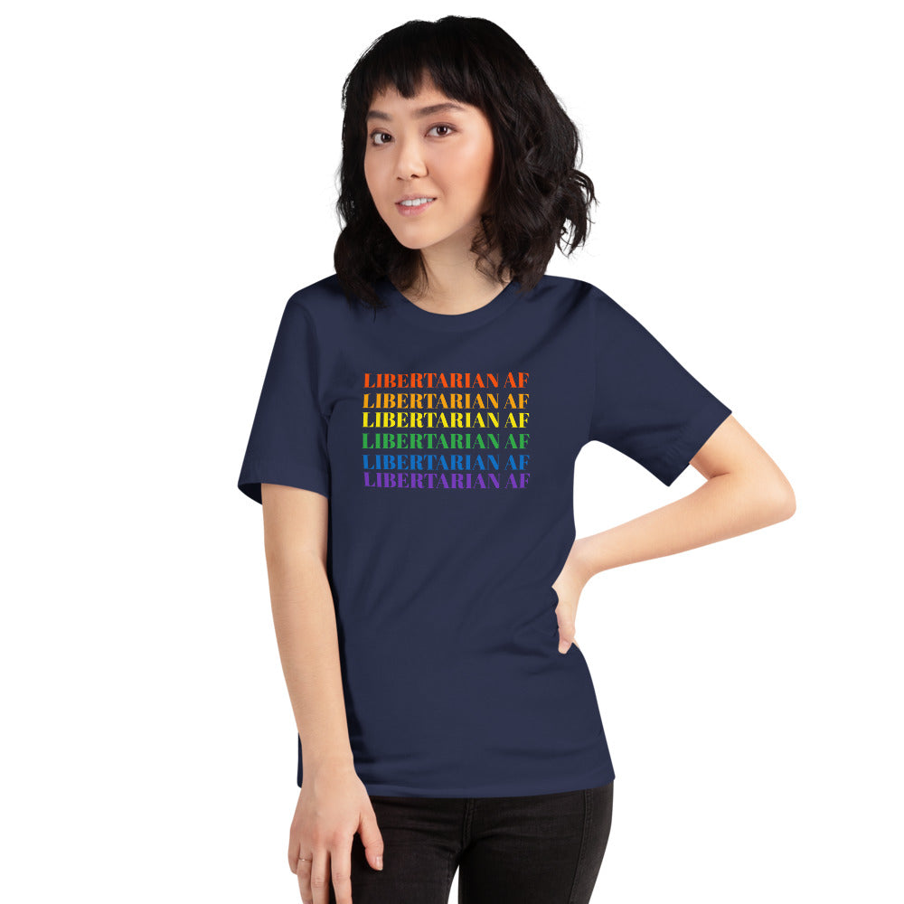 Libertarian AF (LGBTQ) Short-Sleeve Unisex T-Shirt