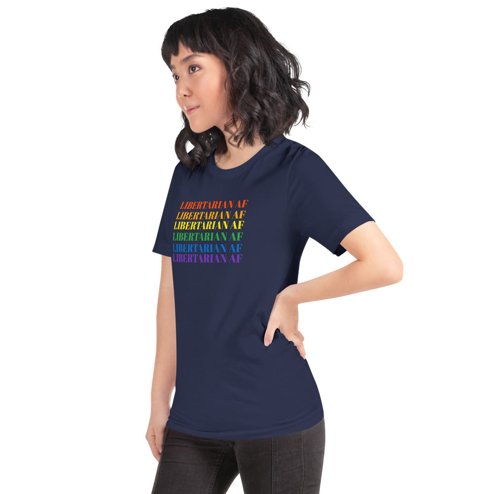 Libertarian AF (LGBTQ) Short-Sleeve Unisex T-Shirt