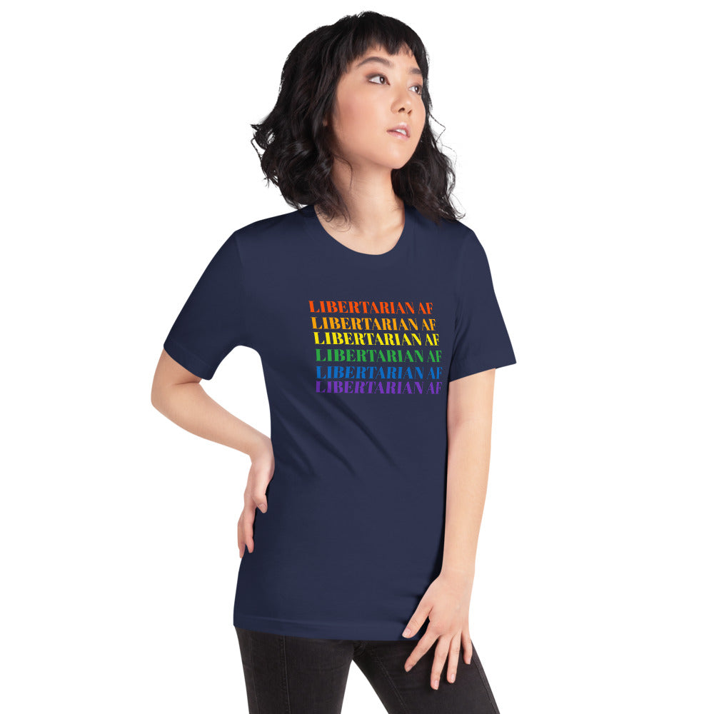 Libertarian AF (LGBTQ) Short-Sleeve Unisex T-Shirt