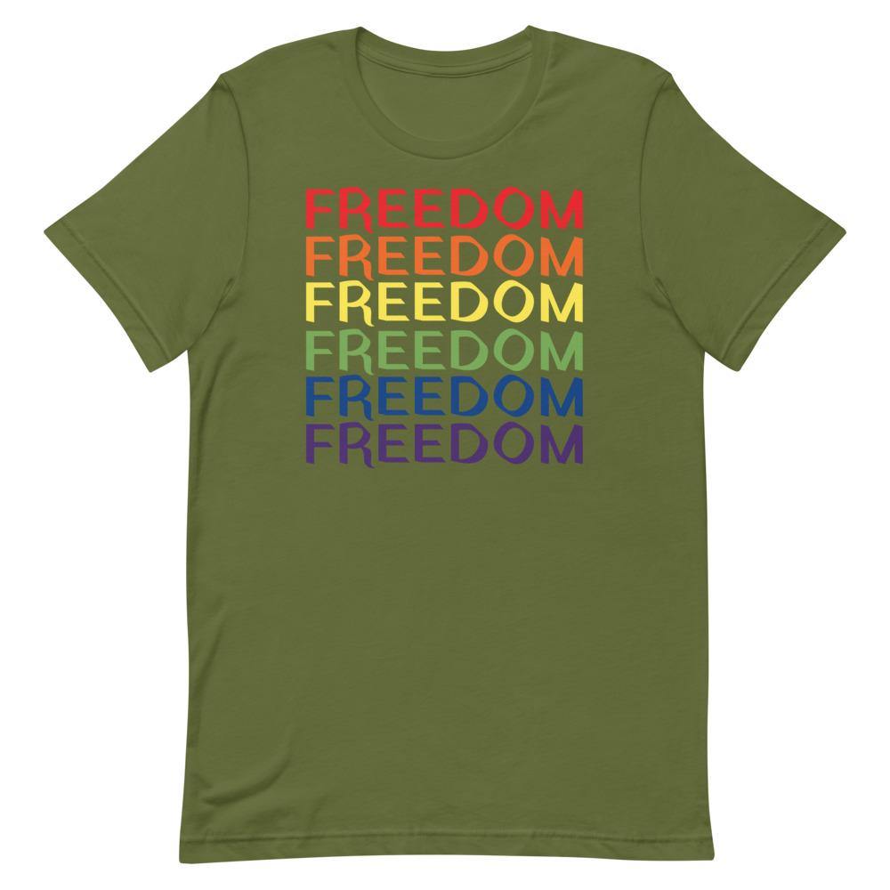 FREEDOM (LGBTQ PRIDE) Short-Sleeve Unisex T-Shirt