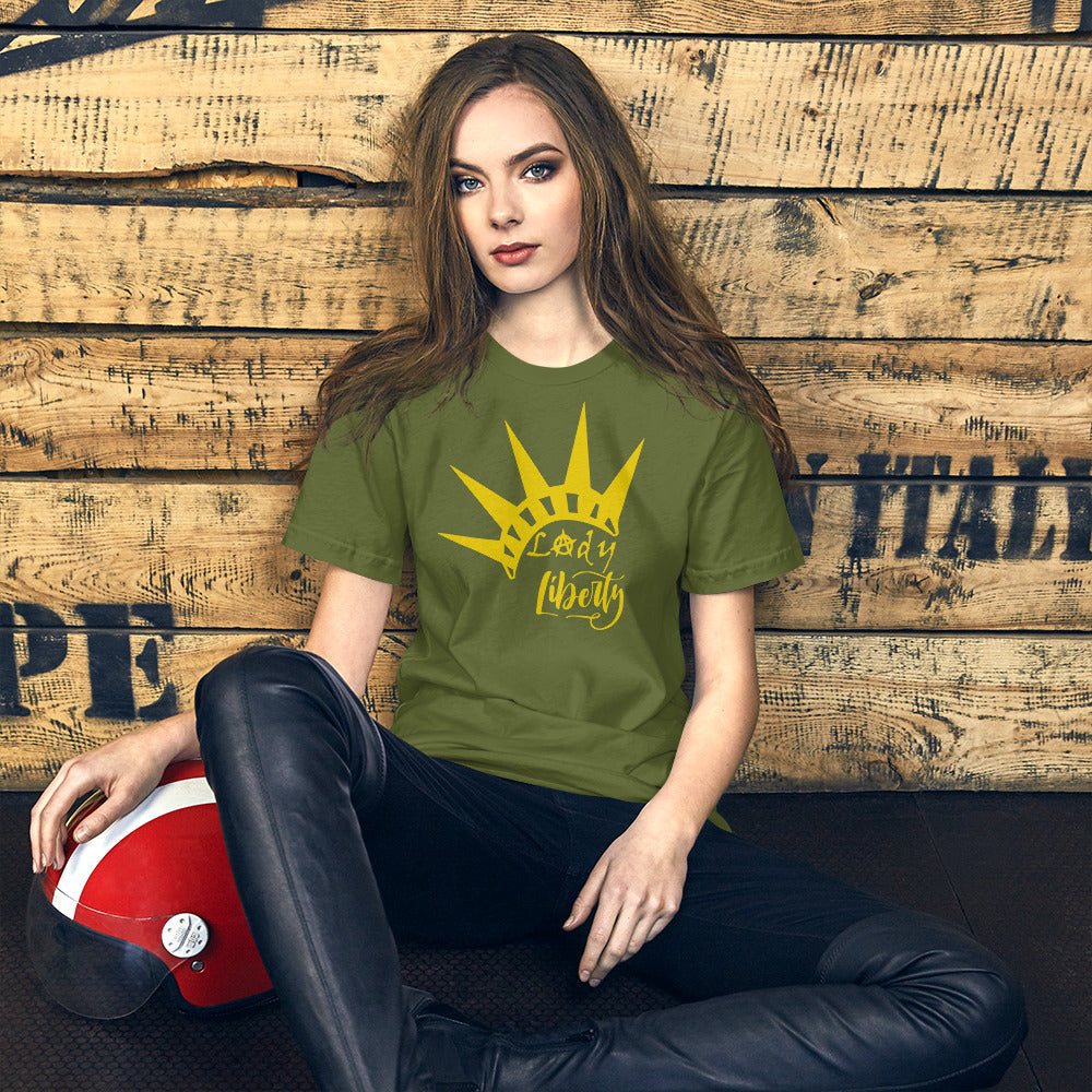 Lady Liberty Short-Sleeve Unisex T-Shirt
