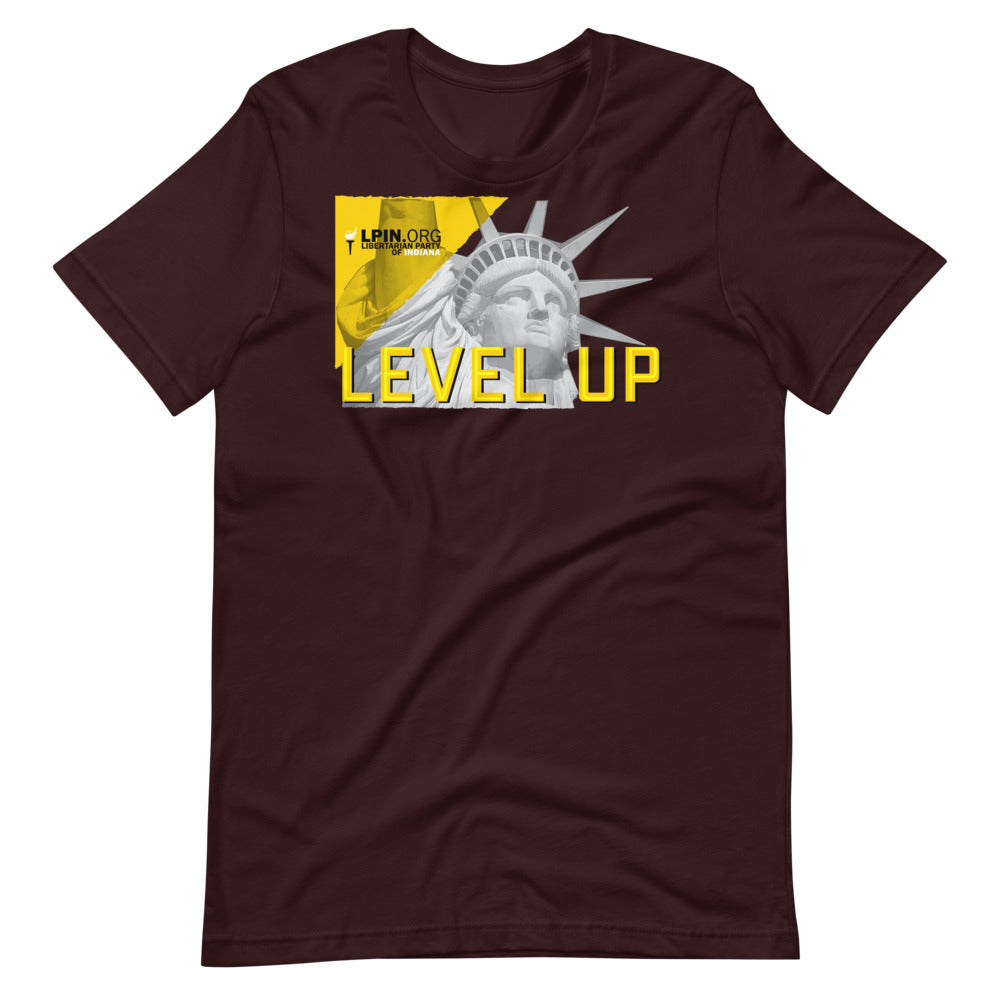 Level Up for Liberty LP Indiana Short-Sleeve Unisex T-Shirt