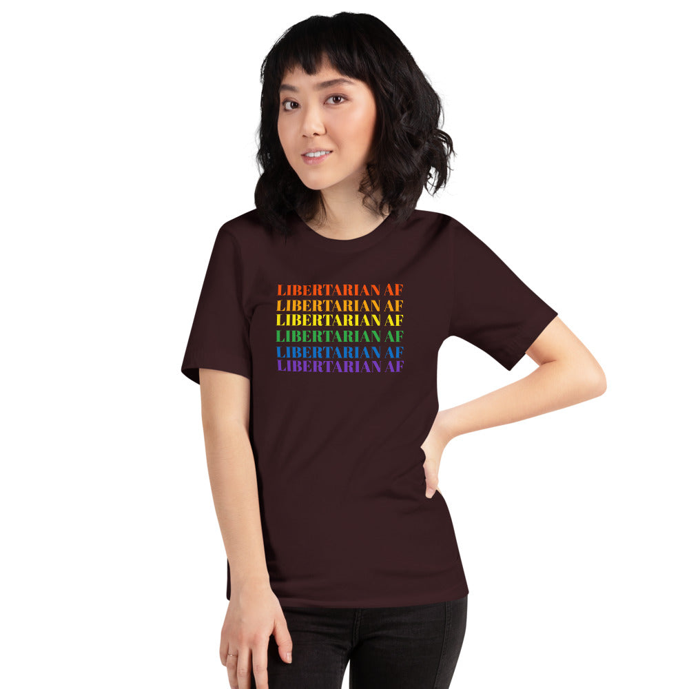 Libertarian AF (LGBTQ) Short-Sleeve Unisex T-Shirt