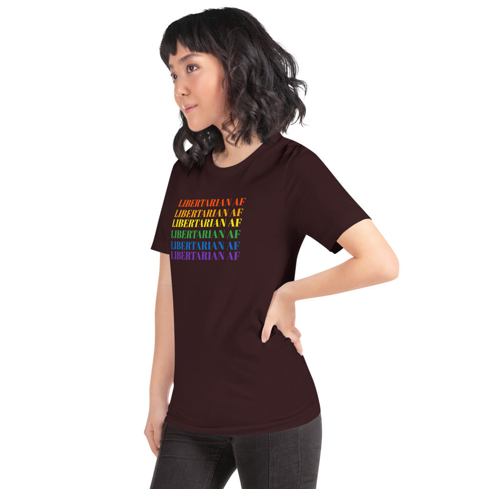 Libertarian AF (LGBTQ) Short-Sleeve Unisex T-Shirt