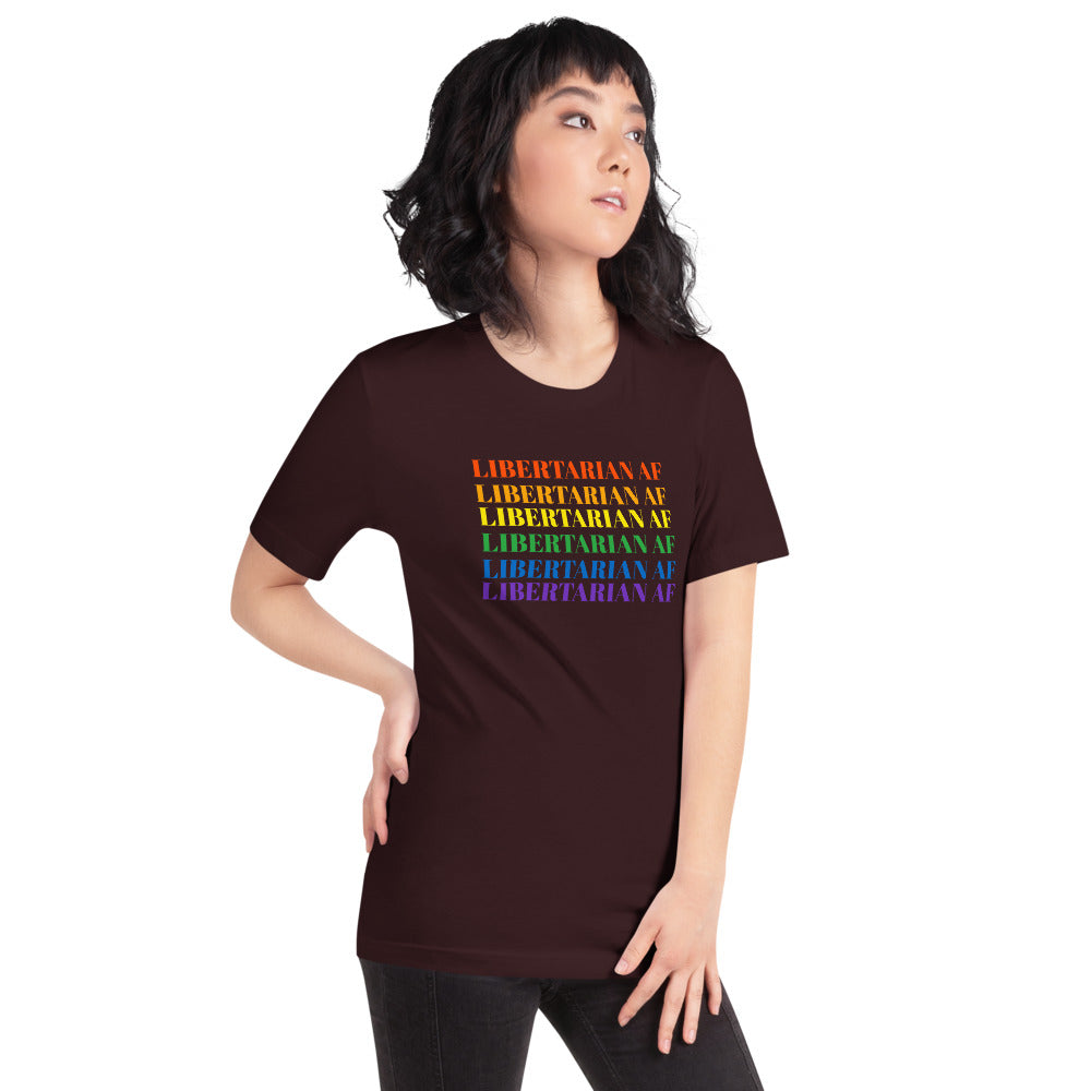 Libertarian AF (LGBTQ) Short-Sleeve Unisex T-Shirt