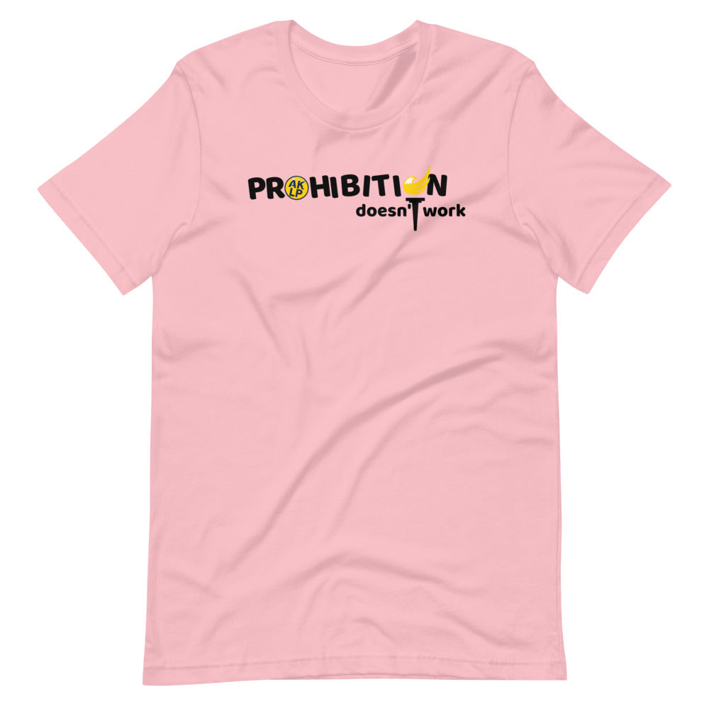 Prohibition Doesn't Work Alaska LP Short-Sleeve Unisex T-Shirt