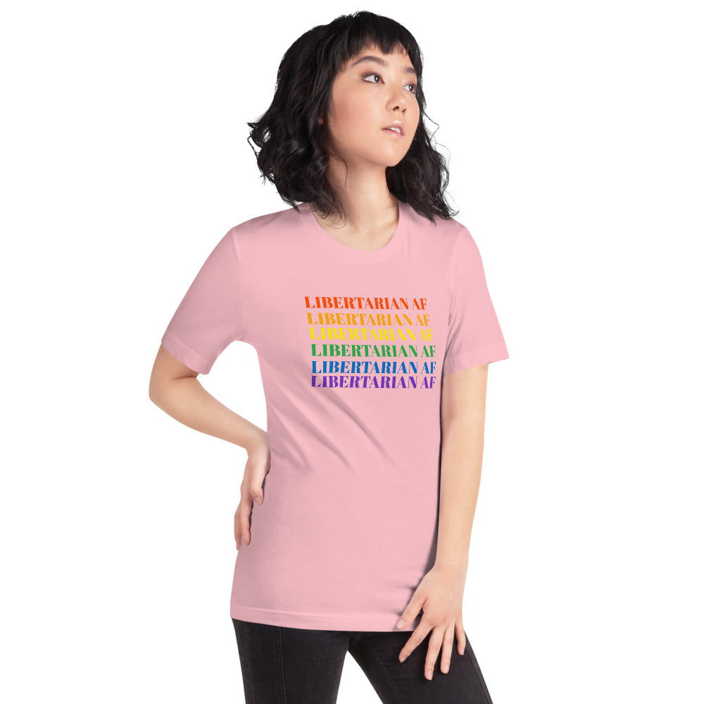 Libertarian AF (LGBTQ) Short-Sleeve Unisex T-Shirt