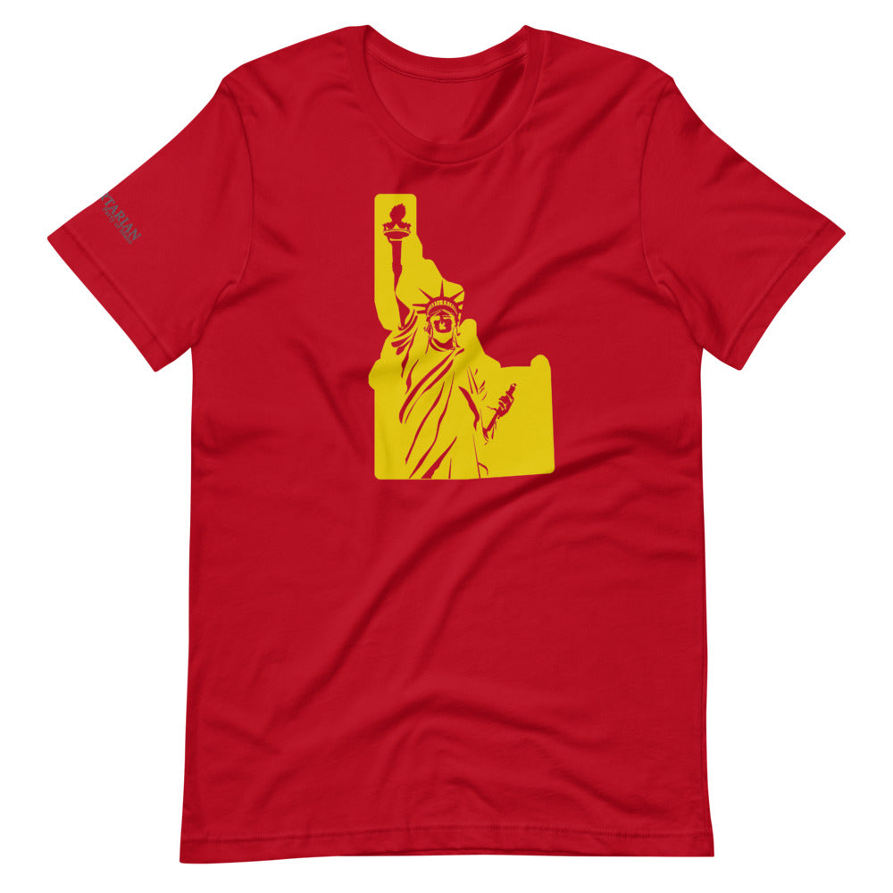 Lady Liberty Idaho Short-Sleeve Unisex T-Shirt