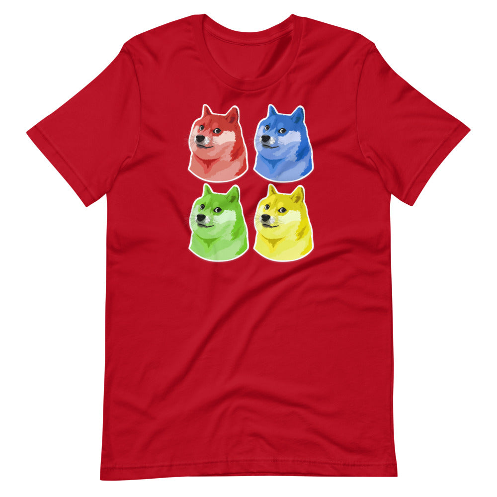 Doge Coin Short-Sleeve Unisex T-Shirt