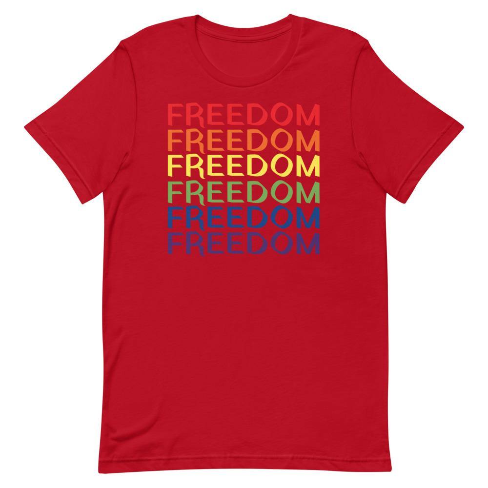 FREEDOM (LGBTQ PRIDE) Short-Sleeve Unisex T-Shirt