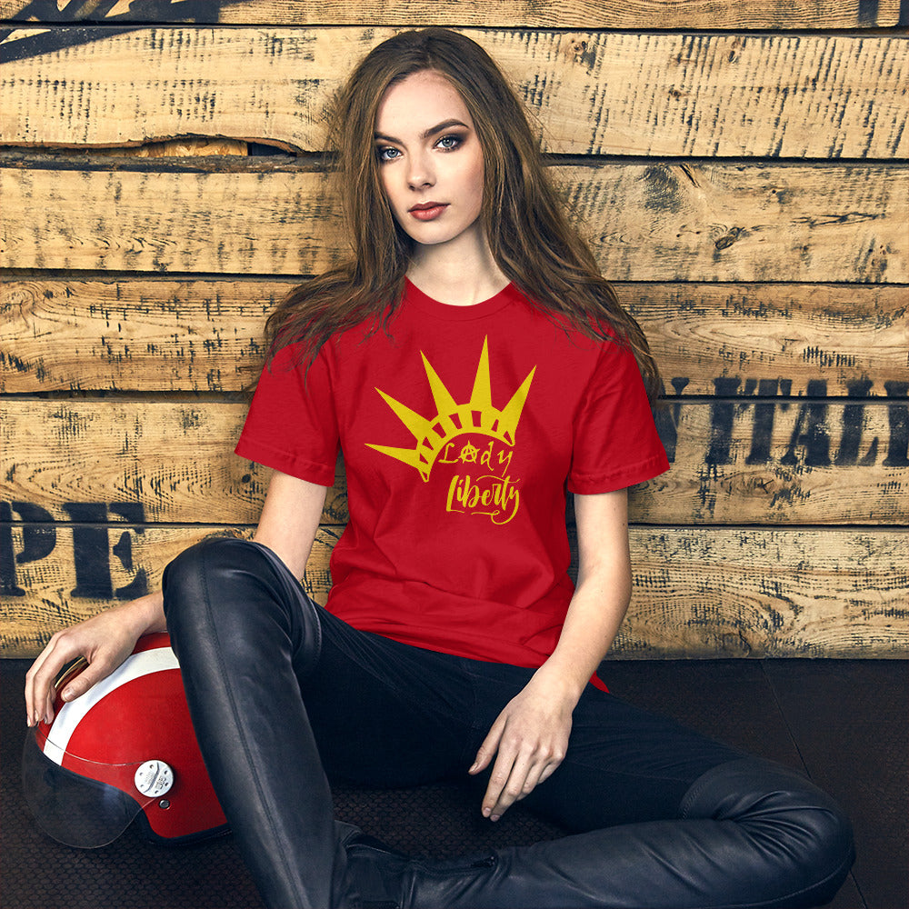 Lady Liberty Short-Sleeve Unisex T-Shirt