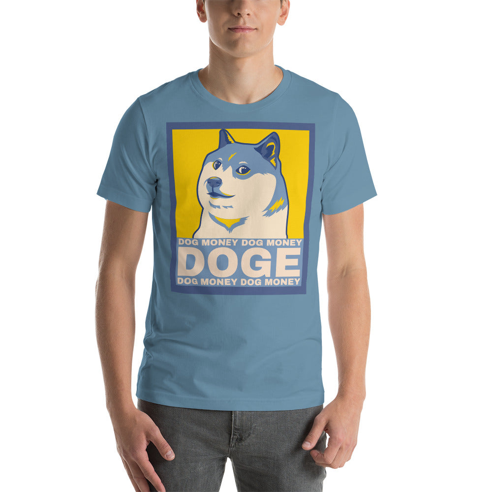 Dog Money Doge Cryptocurrency Short-Sleeve Unisex T-Shirt