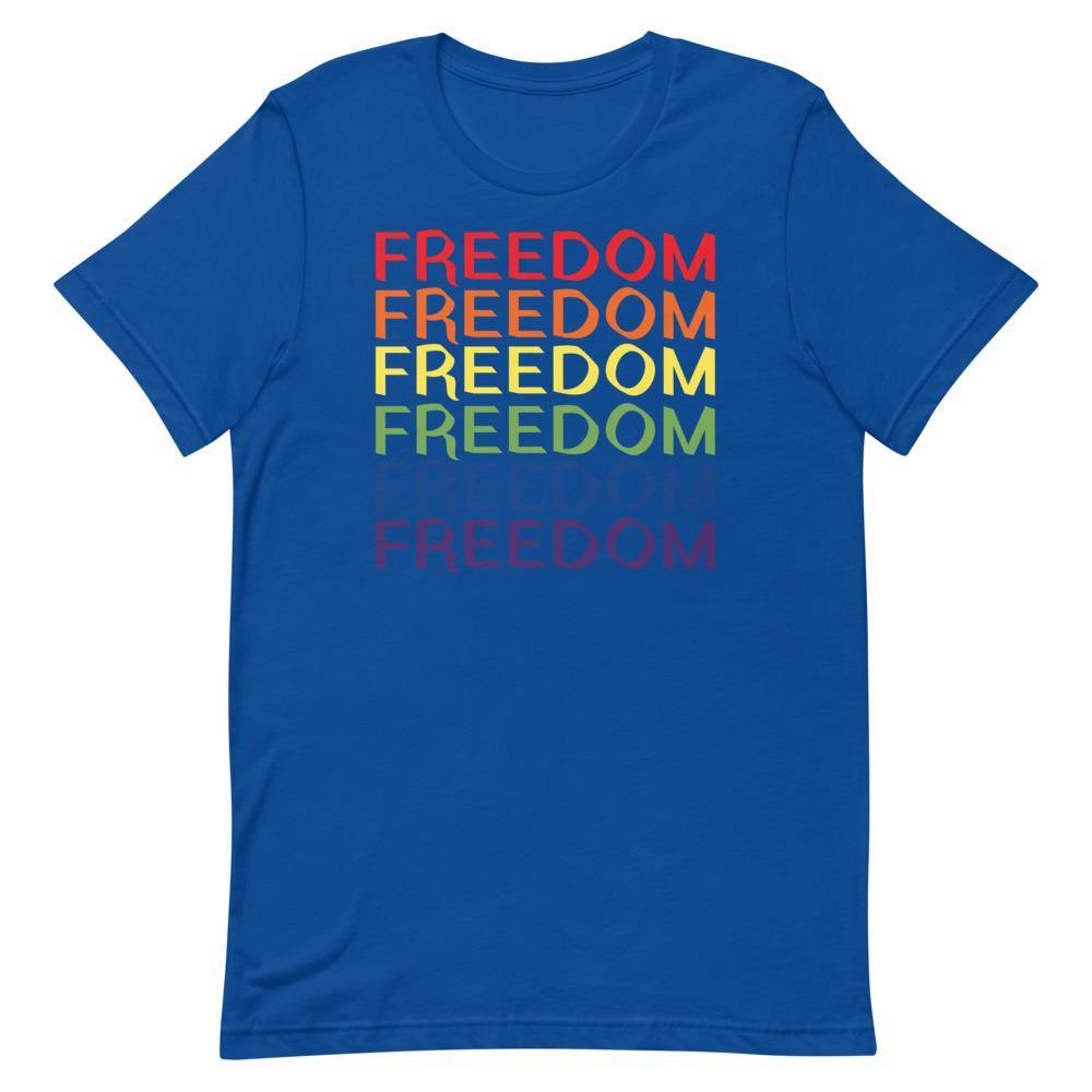 FREEDOM (LGBTQ PRIDE) Short-Sleeve Unisex T-Shirt