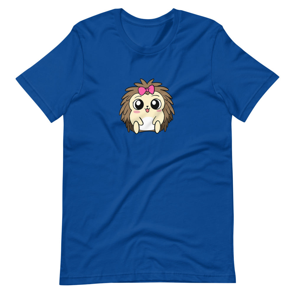 Baby Libertarian Cartoon Porcupine Short Sleeve Unisex T-Shirt