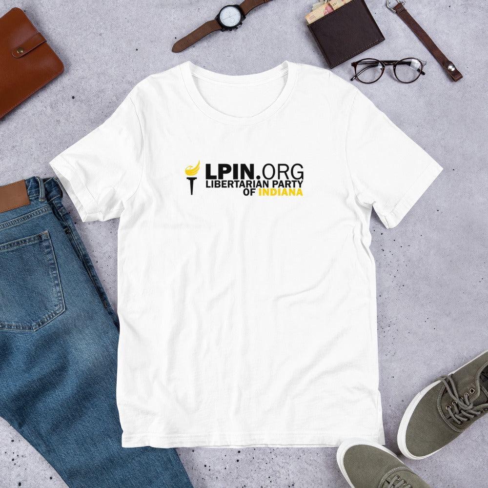 Libertarian Party of Indiana Short-Sleeve Unisex T-Shirt