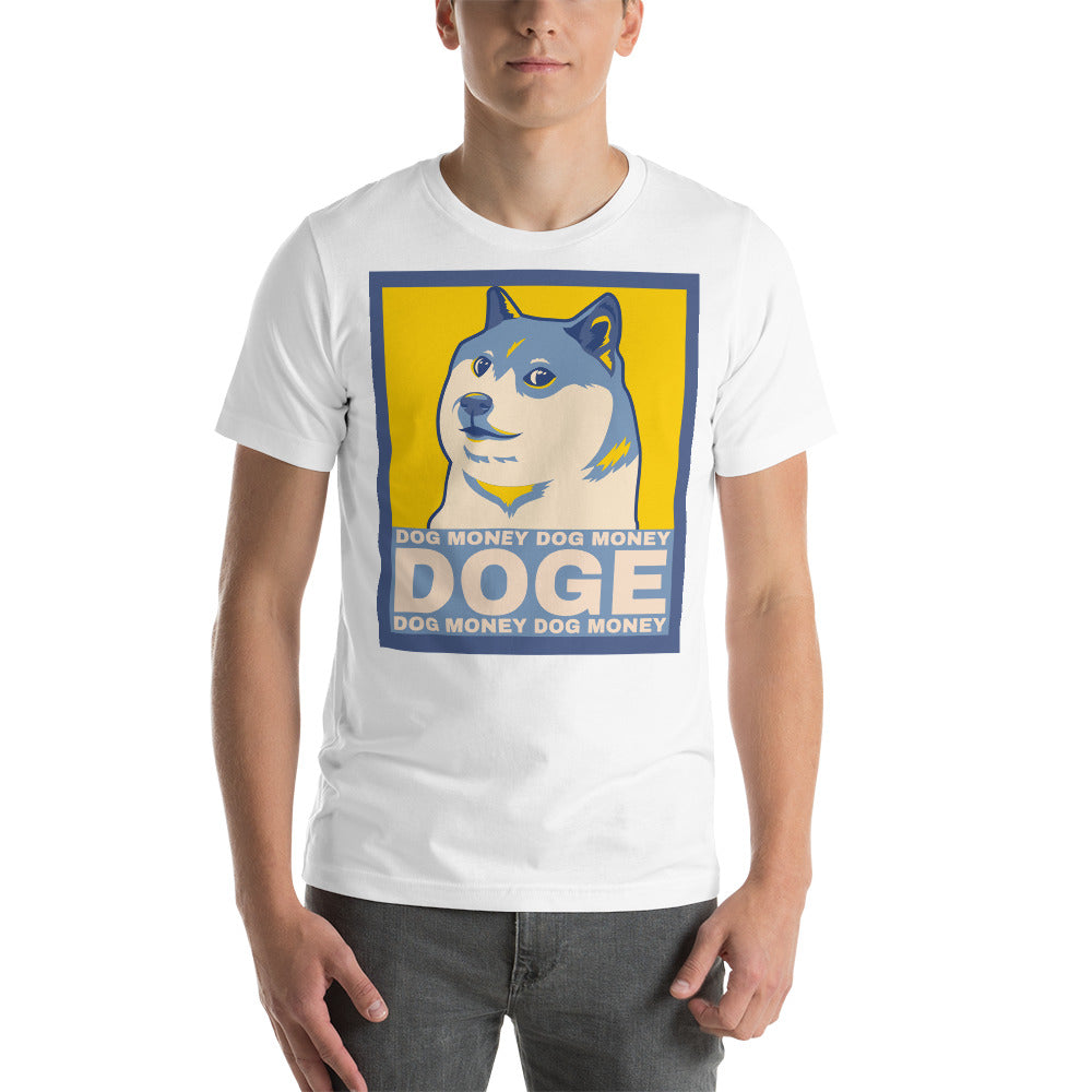Dog Money Doge Cryptocurrency Short-Sleeve Unisex T-Shirt