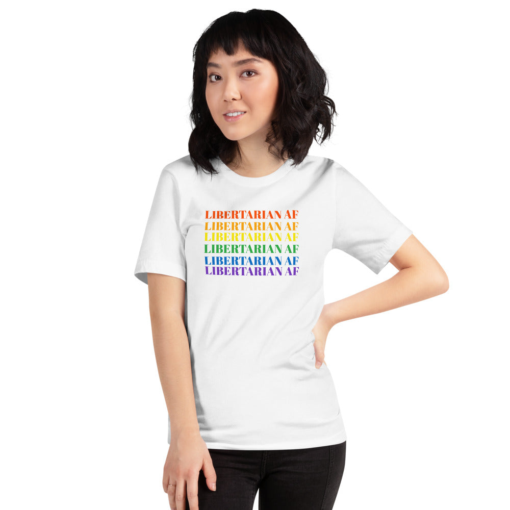 Libertarian AF (LGBTQ) Short-Sleeve Unisex T-Shirt