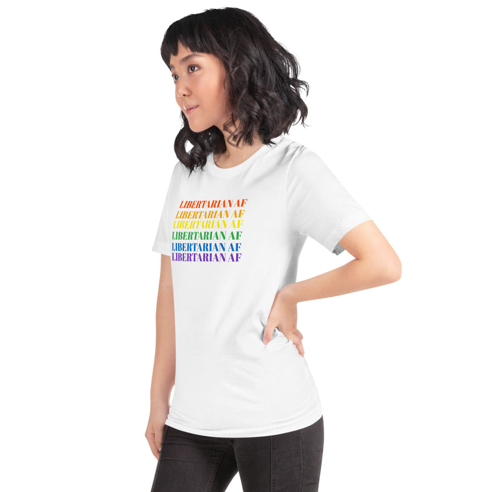 Libertarian AF (LGBTQ) Short-Sleeve Unisex T-Shirt