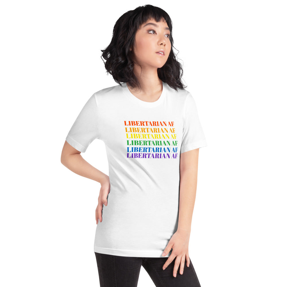Libertarian AF (LGBTQ) Short-Sleeve Unisex T-Shirt