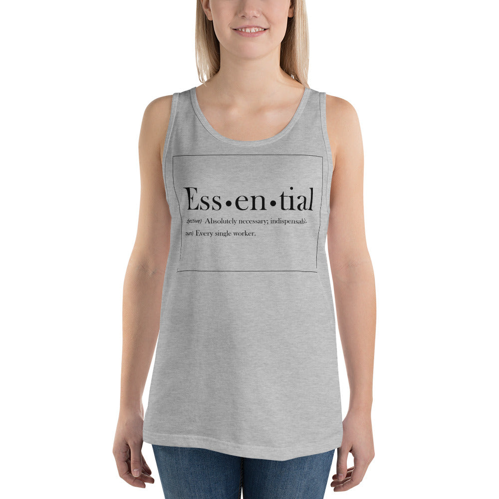 Essential (Ess-en-tial) Definition Unisex Tank Top