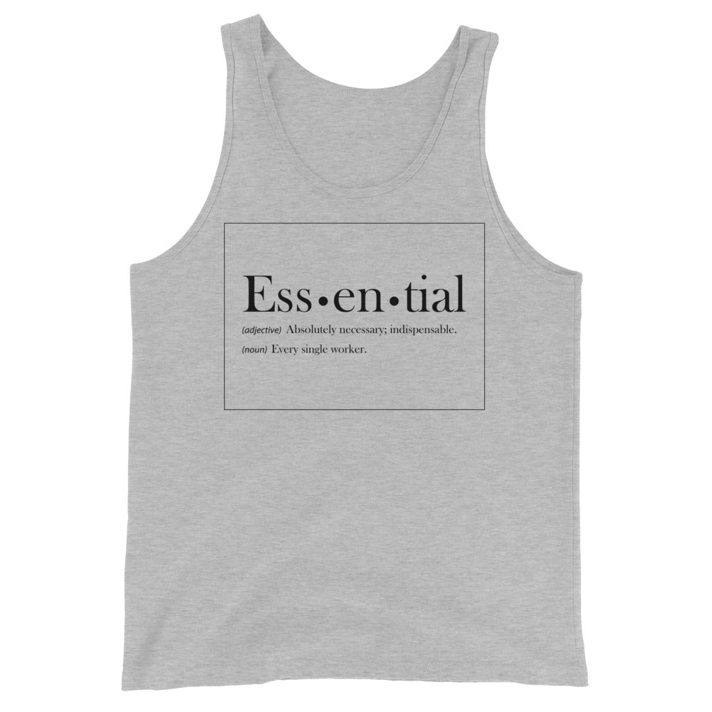 Essential (Ess-en-tial) Definition Unisex Tank Top